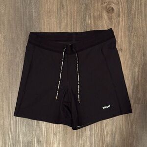Bandit Running Cadence Ribbed Shorts, black size Large
